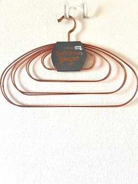 NWT Set of 2 Metallic Copper Scarf & Accessory Hangers